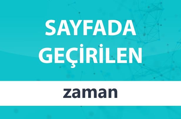 Sayfada Geçirilen Zaman